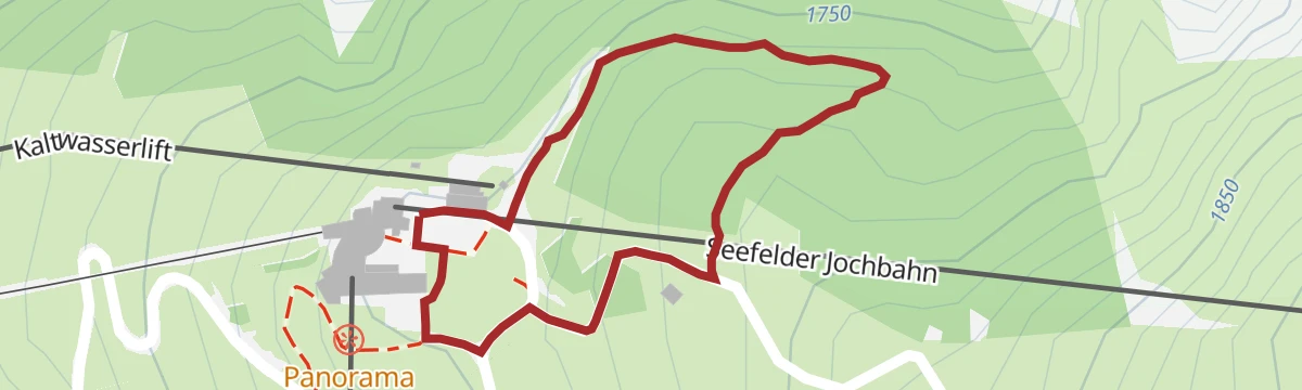 Zirbenweg Bergstation Rosshütte